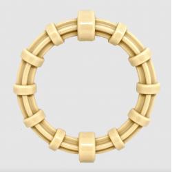 Honey Bone Chicken Flavored Teething Ring for Aggressive Chewers