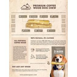 Premium Coffee Wood Dog Chews - XL