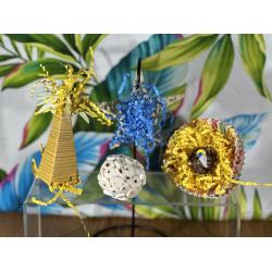 Tropical Foot Toy 4pk Bird Toy
