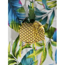 Pineapple Foraging Box Bird Toy