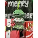 Christmas Holiday Cupcake Bird Toy