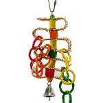 Small Braided Spools & Blocks Bird Toy Featherland Paradise