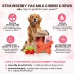 Strawberry Yak Milk Chew - Large - Single