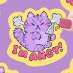 I'm Angy Vinyl Sticker