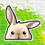Bunny Peeking Sticker