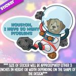 Houston Problems Sticker