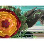 Lotus Flower Bird Toy - Handmade by Rock Star Pets!