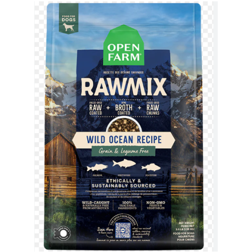 Open Farm Raw Mix Grain-Free Wild Ocean Recipe 20lb