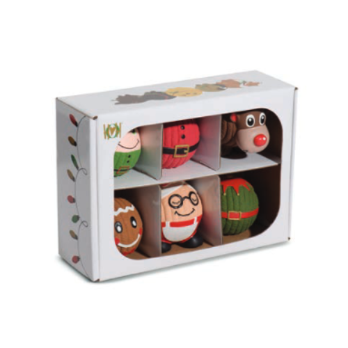 HuggleHounds Holiday Ruff-Tex Small 6pk