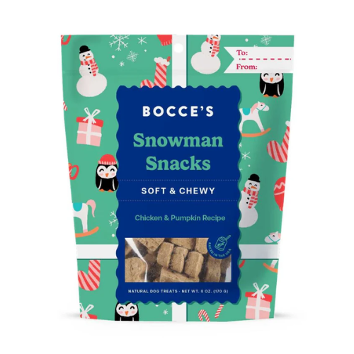 Bocce's Soft & Chewy Snowman Snacks 6z