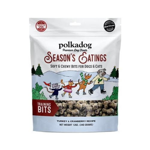 PolkaDog Season's Eatings Treats 5oz