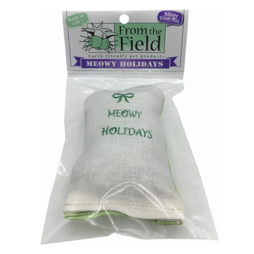 From the Field Meowy Holidays Catnip Pillow