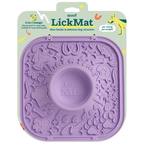 WOOF PUPSICLE LICKMAT LAVENDER
