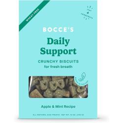 Bocce's Bakery Daily Support Crunchy Breath Biscuits 12oz