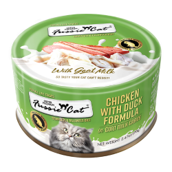 Fussie Cat Chicken w Duck & Goats Milk 2.47oz