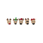 HuggleHounds Wee Holiday Reindeer Balls Assorted