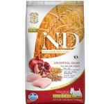 FARMINA K9 N&D AG CHICKEN & POMEGRANATE ADULT MINI 5.5LB