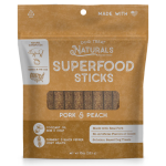 SUPERFOOD STICKS PORK & PEACH 10OZ SUPERFOOD STICKS PORK & PEACH 10OZ