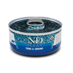 FARMINA CAT N&D TUNA, COD & SHRIMP STEW 2.8OZ