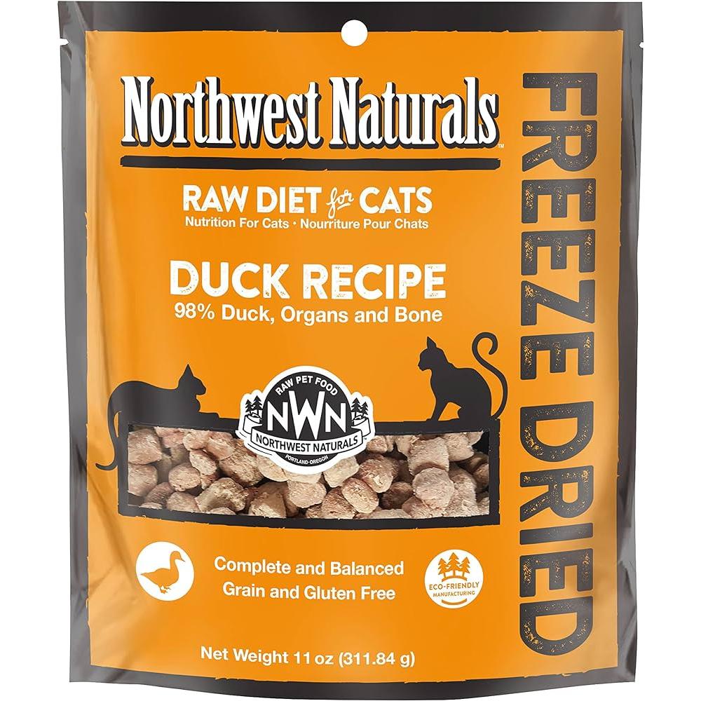 NWN Cat FD Duck Nibbles 11oz NWN Cat FD Duck Nibbles 11oz