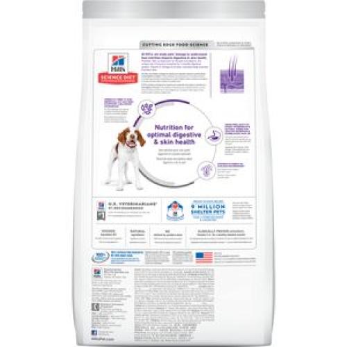 Hill's S.D.  Adult Sensitive Stomach & Skin Grain Free - Chicken & Potato Recipe 24#