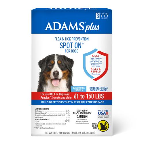Adams Plus Flea Tick Prevention Spot On XL 3 pk
