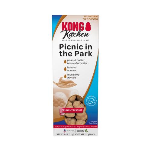 KONG Kitchen Crunchy Biscuit Picnic in the Park Dog Treats 8 oz