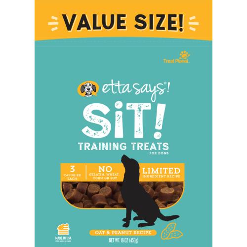 Etta Says Sit Training Treats  Peanut 6 OZ