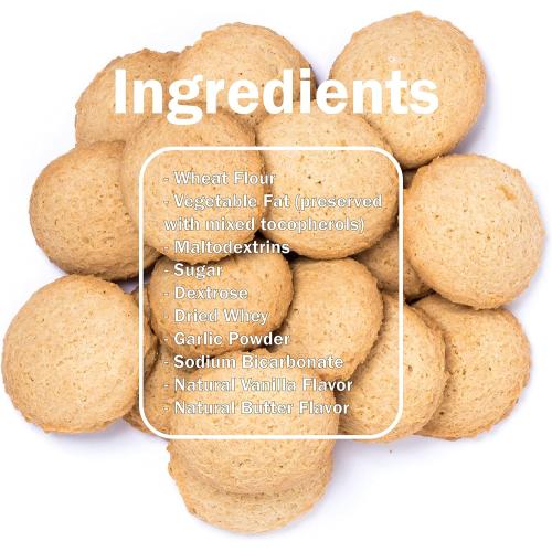 Exclusively Pet Vanilla Flavor Wafer Cookies Dog Treats 6 oz