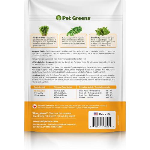 Pet Greens Li'l Treats Soft Mini Bacon & Cheese Dog Treats 6 oz