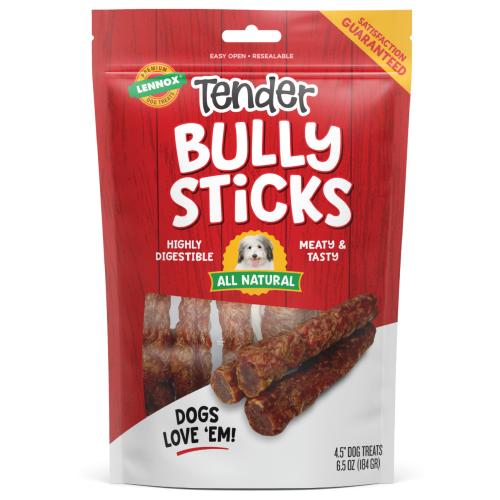 Lennox Tender Bully Sticks Dog Treat 6.5 oz