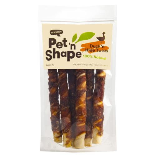 Pet 'N Shape Duck Hide Twists Dog Treats 14.2 oz