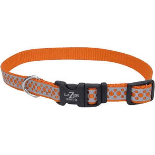 Coastal Lazer Brigth Orange Abstract Rings