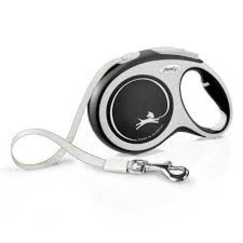 Flexi New Comfort Retractable Tape Dog Leash Grey