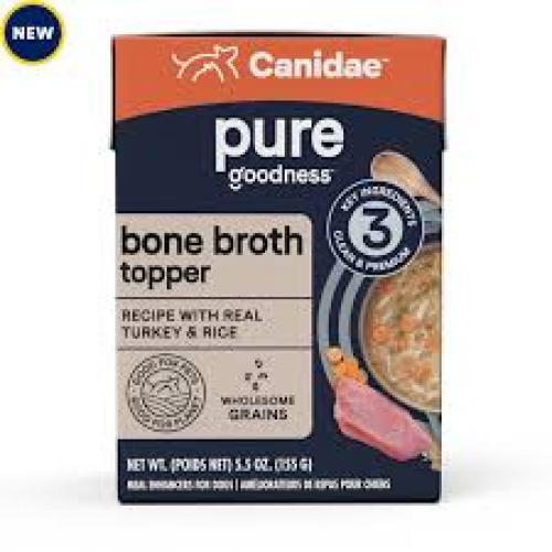 CANIDAE PURE goodness Bone Broth Topper with Turkey & Rice 5.5 oz