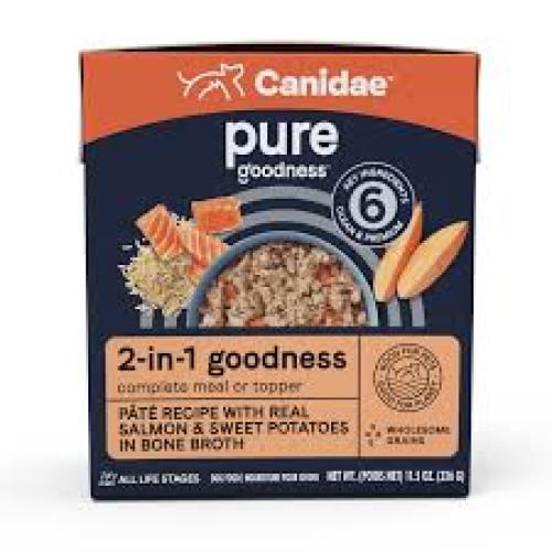 CANIDAE PURE goodness 2in1 Pate Dog Food/Topper Salmon 11.5 oz