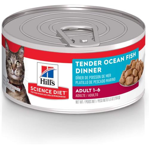 Hills Adult 1-6 years Tender Ocean Fish Dinner Wet Food