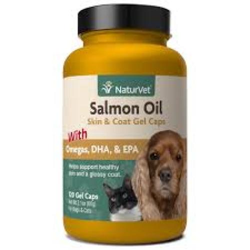 Nature Vet Salmon Oil Gel Caps 500 mg 120 capsule