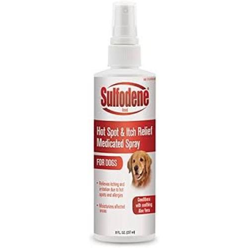 Sulfodene Hot Spot Itch Relief Medicated Spray for Dog 8 oz