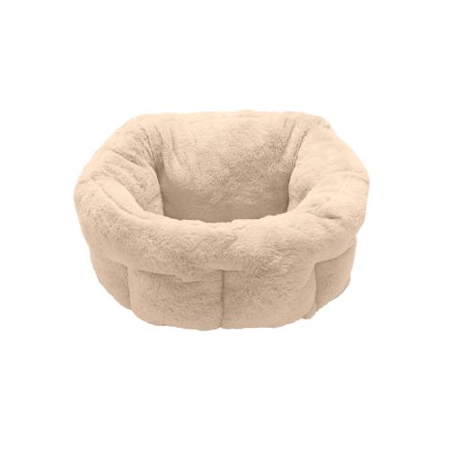 Fur Haven Pet Products Luxury Faux Fur Warming Cuddler Pet Bed