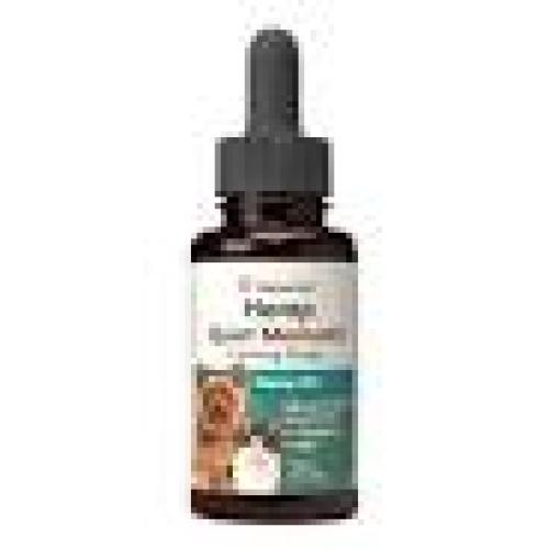NaturVet Hemp Quiet Moments Calming Drops for Dogs  Cats 1 oz