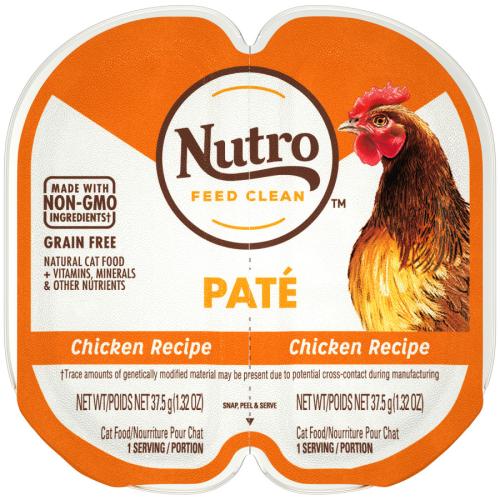 Nutro Products Grain Free Pat Chicken Adult Wet Cat Food 1.32 oz