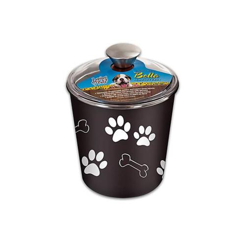 Loving Pets Treat Canister Black