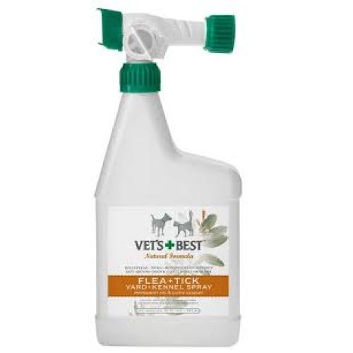 Vet's Best Natural Flea and Tick Yard and Kennel Spray 32 oz
