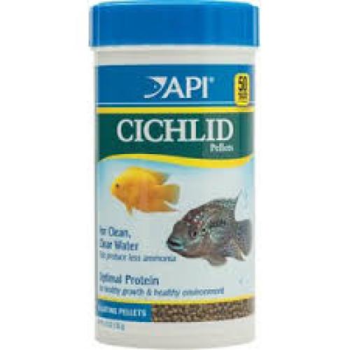 API Cichlid Premium Floating Pellets Fish Food 4.2 oz