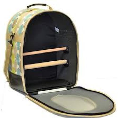 A E Cages Happy Beaks Soft Sided Voyager Bird Carrier Large