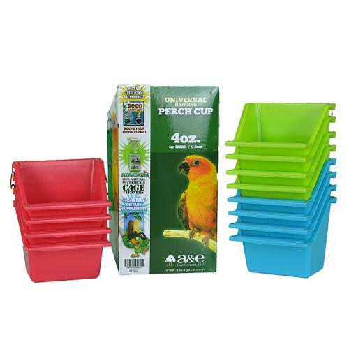 A  E Cages Universal Food and Water Cups Display 2 oz