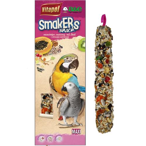 A  E Cages Smakers Snack Maxi Fruit Treat Stick for Parrots 2