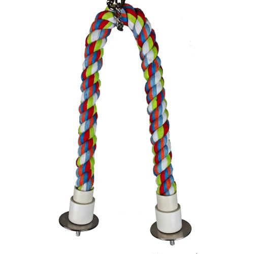 A E Cages Cotton Cable Bird Rope Perch 22 in