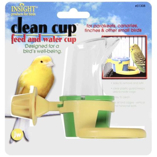 JW Pet Clean Cup Bird Feed and Water Cup Small